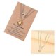 thumbnail image 1 of 2Piece Good Luck Necklace Sun and Moon Pendant Chain Necklace Bff Friendship, 1 of 4