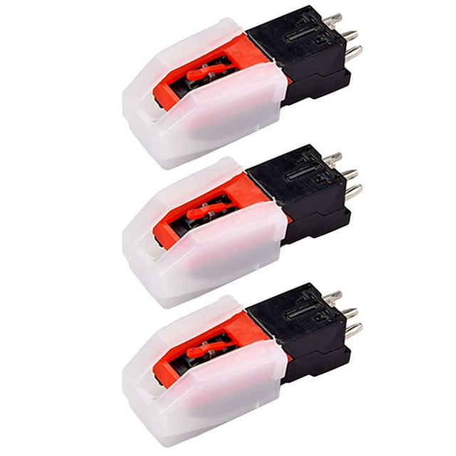 3 Unids Fonógrafo Universal Giradiscos Stylus Agujas Sunnimix Cartucho de placa giratoria de fonógrafo