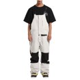 thumbnail image 2 of guisaled Mens Snow Bibs Waterproof Insulated Snowboard Pants Cargo Overall Winter Outdoor Zipper Baggy Windproof Warm Ski Pants Christmas Gift, 2 of 9