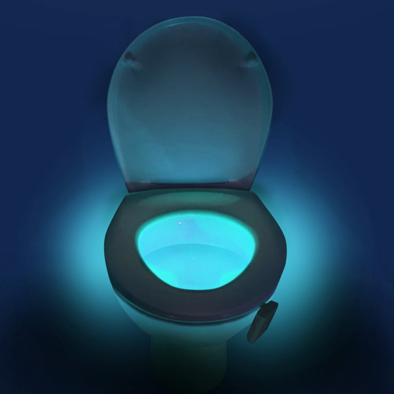 I have never seen such a thing! Glow in the dark toilets for the