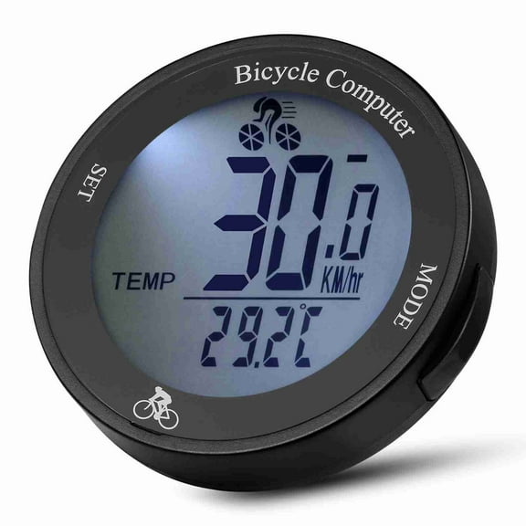 Bike Computer, LED Backlight, Multifunction  Cycle Odometer With CR2032 Battery For Cycling
