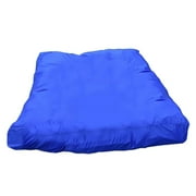 Crash Pad,Sensory Pad with Easy to Clean Cover for Reading and Relaxing,Gymnastics Equipment with Soft Texture for Cheerleading, Jumping,Playing,Dance,Sport and Martial Arts,5 Foot x 5 Foot,Blue
