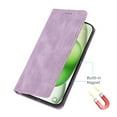 thumbnail image 2 of Premium Case for iPhone 13 Mini, Vintage PU Leather Wallet Case RFID Blocking Card Slot Kickstand Strong Magnetic Closure Shockproof TPU Interior Flip Folio Classic Book Case For iPhone 13 Mini,Purple, 2 of 7