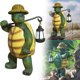 thumbnail image 2 of Escultura De Tortuga De Resina Hecha A Mano Arte Único Con Temática De Viajes Elegante Adorno Para El Escritorio Del Hogar Moderno Para Los Amantes De La Naturaleza, 2 of 8