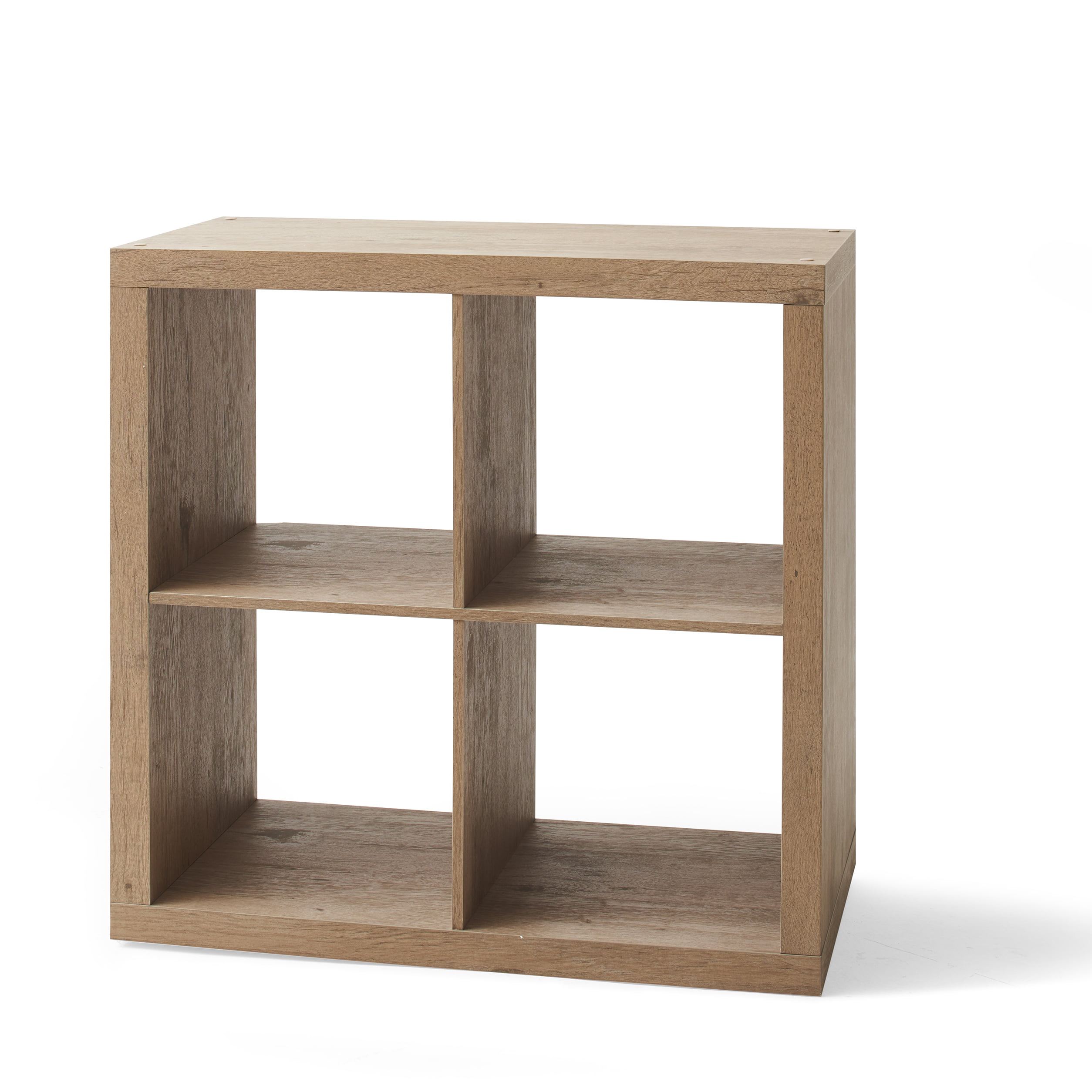 Better Homes & Gardens 4-Cube Sleek Open Back Design Square Storage Organizer 