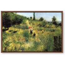 IDEA4WALL Framed Canvas Wall Art for Living Room, Bedroom La Grenouillere by Pierre-Auguste Renoir Canvas Prints for Modern Home Decoration Ready to Hang