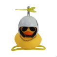 thumbnail image 1 of Pato Decorativo Amarillo Con Casco Modelo 2, 1 of 4