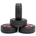 thumbnail image 4 of Car Tires with Wheel Rims Replacement for 110 -4 Axial SCX10 90046 90047 CC10Car, 4 of 6