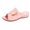 Pink, variant on VerPetridure Women's Casual Platform Qedge Heel Open Toe Plus Size Sandals And Slippers