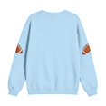 thumbnail image 4 of WERYOUNG Womens Game Day Sweatshirt Long Sleeve Crew Neck Football Graphic Pullover Fall Winter Daily Wear Relaxed Fit Sweatshirt For Women,Size XXL, 4 of 5