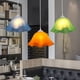thumbnail image 2 of Candelabro con Forma de Flor Pantalla de Techo Naranja Zulema Lampshade, 2 of 8