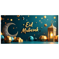 thumbnail image 4 of LUUFILx Eid Mubarak Ramadan Backdrop Lanterns Hanging Background Islamic Festival Decoration Photography Night Sky Starry Party Supplies Celebration Banner, 4 of 9