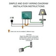 thumbnail image 4 of Touch Lamp Replacement Sensor, Incandescent Lamp 20-100W ABS LED Bulb Light 3W-25W 3 Way Touch Sensor Dimmer  for Repairing Parts, 4 of 7