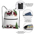 thumbnail image 3 of Naloa Vintage Buffalo Plaid Christmas Camper Drawstring Backpack String Bag Cinch Water Resistant for Gym Shopping Sport Yoga, 3 of 6