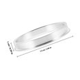thumbnail image 2 of ADDHAT Aro De Centro Para Vehículo En Metal Plateado Fácil De Reemplazar Y Ligero, 2 of 8