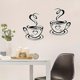 thumbnail image 3 of Creative wall sticker, coffee cup pattern self-adhesive wall stickers, cafe kitchen home decoration, 3 of 5