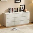 thumbnail image 3 of Ktaxon 9 Drawer Dresser Wood Dresser Storage Cabinet Drawer Organizer Chest of Drawers, White, 3 of 12