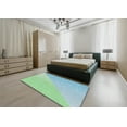 thumbnail image 5 of Ahgly Company Machine Washable Indoor Rectangle Transitional Magic Mint Green Area Rugs, 6' x 9', 5 of 7