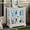 White, variant on LED Accent Curio Cabinet with 7 Color Lights for Collectibles, 32" H Storage Cabinet with Tempered Glass Doors, Sideboard Buffet Case with Smartphone-Controlled Lights (Dark Oak)
