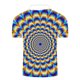 thumbnail image 3 of Blusa de manga corta con estampado de cuello vuelto para hombre Pompotops  oipoqjl43072, 3 of 3