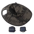 thumbnail image 1 of M Buder Sombrero de Pesca al Aire Libre con Doble Ventilador Solar Ala Ancha Transpirable Protección UV UPF50 Carga USB para Ciclismo y Jardinería - Color Verde Militar, 1 of 9