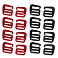 thumbnail image 1 of 16 Piezas 1 Pulgada Fuerte Aleación de Aluminio Bloqueo de Escalera Deslizador Correas Ajustables Hebillas de Liberación, G Macarena Hebilla de cinta de gancho G de 1 pulgada, 1 of 8