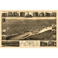 thumbnail image 2 of Stoner 18x13 Gold Ornate Wood Framed with Double Matting Museum Art Print Titled - Saint Paul Minnesota - Stoner 1883, 2 of 4