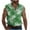 Green, variant on Chiccall Mens Hawaiian Tank Tops Tropical Beach Graphic Sleeve Shirts Floral Button Down V Neck Pockets Summer Tee Tops 2XL Green