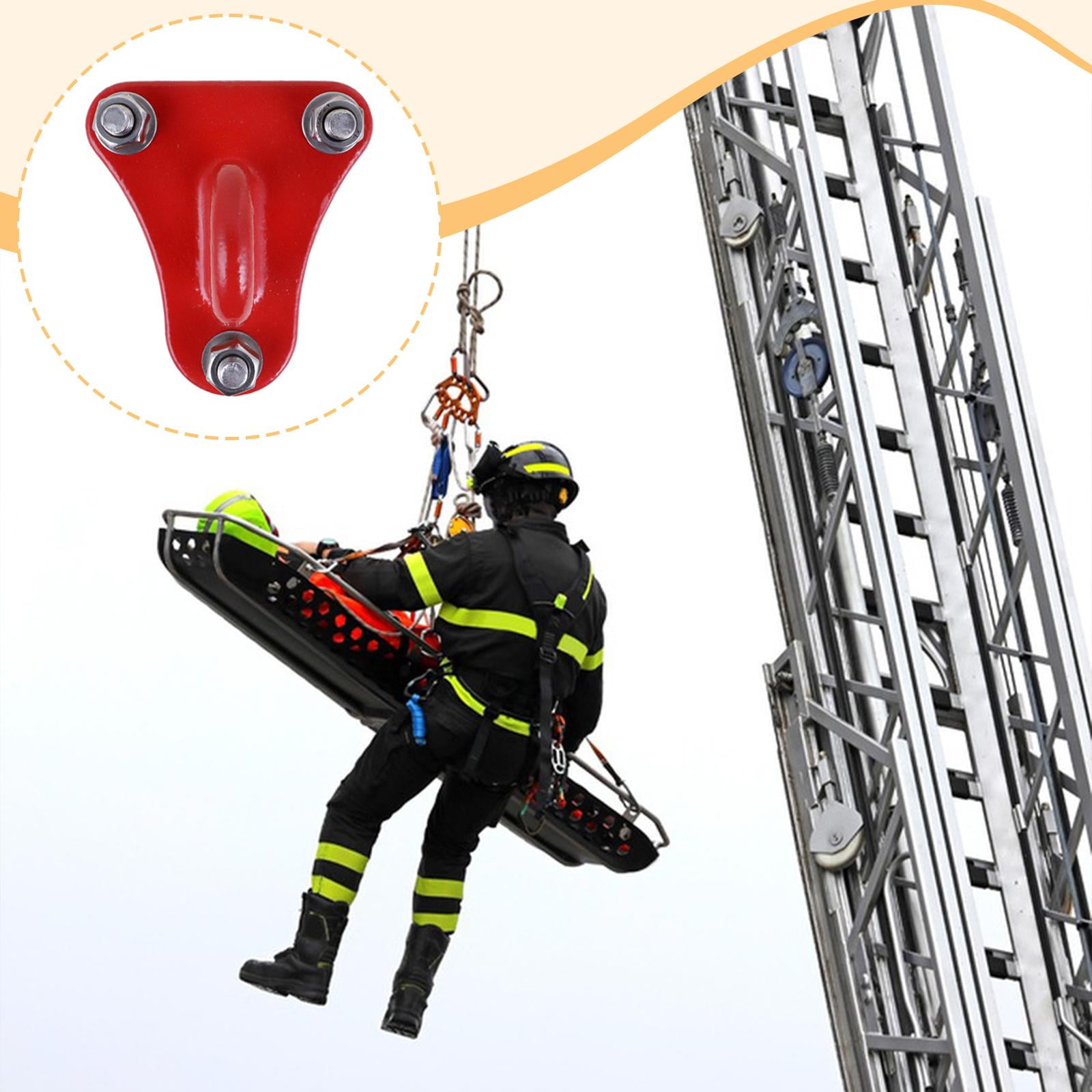 Climb Rope Fasten Device Training Escape Heavy Duty Stainless Steel Compact Size for Home or Office Use