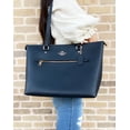 thumbnail image 3 of Coach 79608 Gallery Tote Crossgrain Leather Tote Midnight Blue, 3 of 3