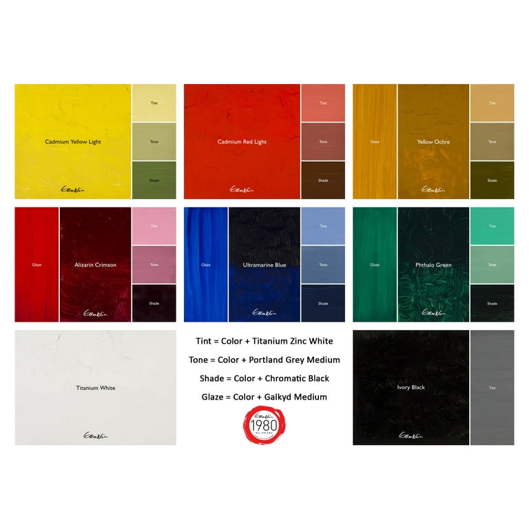 Gamblin 1980 Oil Color Introductory Set - Walmart.com