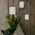 thumbnail image 3 of Melannco Set of 3 White Graduated Square Wall Hooks, 3 of 5