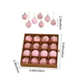 thumbnail image 3 of ChicYu Christmas Tree Decorative Balls Festive Ornaments for Christmas Tree Hanging Design Various Colors Sizes Shiny Surfaces for Home Holiday Decor(16PCS 2.36IN), 3 of 5