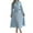 Light Blue, variant on Semi Formal Dresses for Women Wedding Guest Long Sleeve Long Dress Wrap Flowy Elegant Homecoming Dress Solid Color Belted Dress Fashion Holiday Party Dress Pleated Ball Gown Blue L