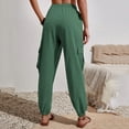 thumbnail image 6 of SIYUDAN Pants For Women Casual Pants Women Green Adult Baggy Pants Women Loose Womens Pants Women'S Wide Leg Pants Womens Summer Pants, 6 of 6