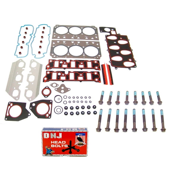 DNJ HGB3186 Cylinder Head Gasket Set Fits Cars & Trucks 97-02 Chevrolet Pontiac 3.8L OHV 12V