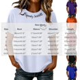 thumbnail image 4 of Ghost Pumpkin Vintage T-Shirts for Women Round Neck Short Sleeve Casual Tunic Tops Fall Blouses Red L, 4 of 6
