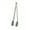 Green-1, variant on Kitchen Tongs, Food Tongs, High Temperature Resistant, Flat Scraping Head, for Grilling, Serving Steak, and Handling Bread, White, by FAJHHA