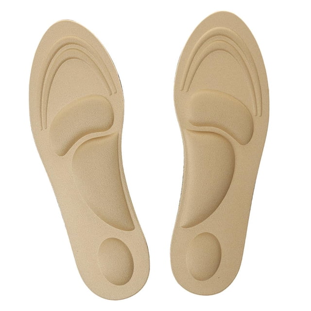 TISHITA Semelles Intérieures 3D Sponge Massage Arch Nude