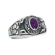 Keepsake Personalized Women's Classic Oval Class Ring available in Valadium, Silver Plus, Yellow and White Gold