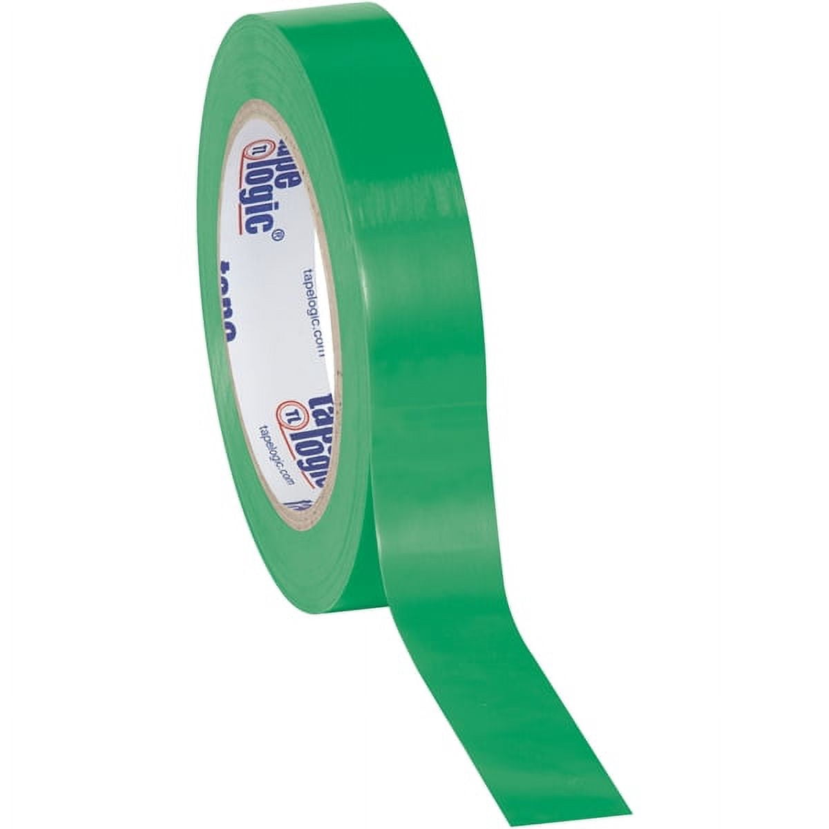 Tape Logic Green Solid Vinyl Safety Tape 1" x 36 Yard Roll (48 Roll/Case)