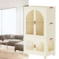 thumbnail image 2 of <p>Plastic Clothes Wardrobe Portable Armoire Plastic Closet Plastic Armoire Plastic Clothes Storage Cabinets Clothes Wardrobe Plastic Folding Installation Free Short Cabinet Arch, 2 of 7