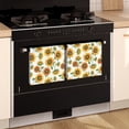 thumbnail image 3 of 2 Pcs Sunflower and Bud White Pattern Funny Kitchen Towels, Microfiber Dish Towels, Kitchen Tea Towels Set 18" X 26", 3 of 6