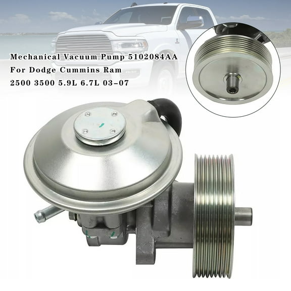 Mechanical Vacuum Pump 5102084AA For Dodge Cummins Ram 2500 3500 5.9L 6.7L 03-07