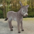 thumbnail image 3 of CNKOO Donkey Model Convenient Delicate Animal Wild Donkey Toy for Home, 3 of 7
