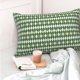 thumbnail image 4 of Fotbe Light Green Squares Funda de Almohada Decorativa Estilo Occidental, Lujo en Algodón, Fundas para Almohadas King, Cojín Estampado para Decoración del Hogar-14"x20", 4 of 6