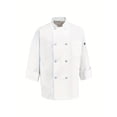 thumbnail image 2 of LEEYNEER New Style Men‘s and Women‘s Eight-Pearl Button Long Sleeve Thickened Chef Jacket, 2 of 6