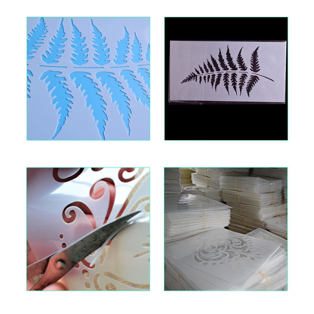 Lot De 6 Pochoirs En Forme De Cœur Pour Scrapbooking, Cartes Faites à