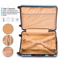 thumbnail image 5 of Fithood Hardshell Luggage Sets Suitcase ABS Lightweight with Spinner Wheels and TSA Lock Blue, 5 of 5