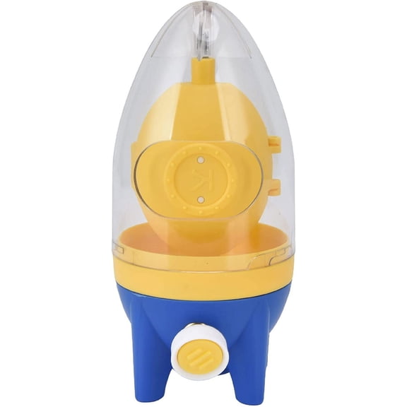 ABCISI Egg Scrambler Shaker, Yolk Mixer, Portable Golden Egg Maker, Manual Egg Shaker, Egg Spinner Scrambler, Egg White and Yolk Spinning Mixer with Pull Rope to Make Hard Boiled Golden Eggs (Blue)